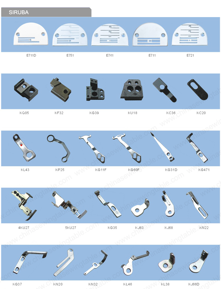 SIRUBA Needle Plate for Sewing machine SIRUBA Placa de aguja de máquina de coser