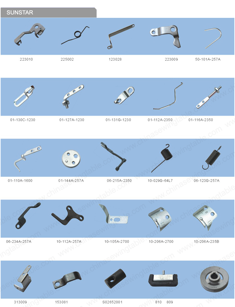 SUNSTAR Needle Plate for Sewing machine SUNSTAR Placa de aguja de máquina de coser
