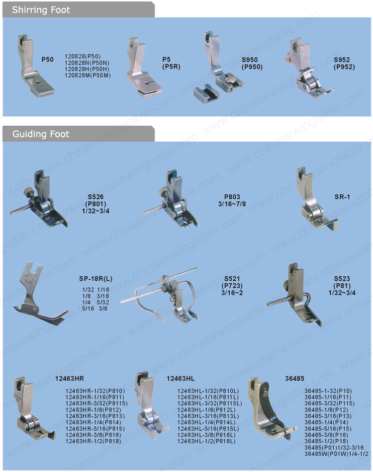 Shirring Foot for Sewing machine Shirring pie de máquina de coser