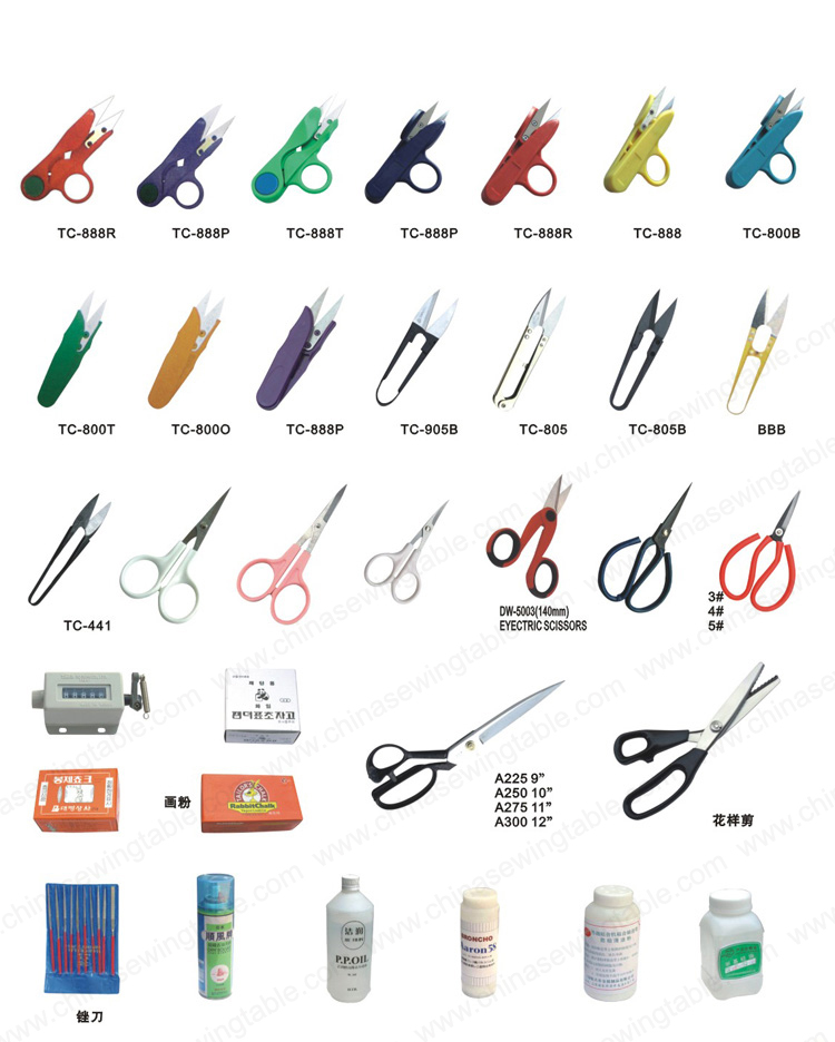 Tools&Accessories for Sewing machine Herramientas y accesorios para máquinas de coser